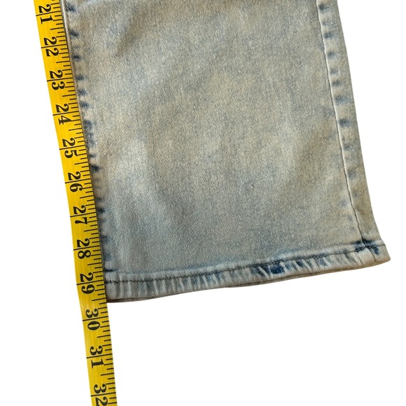 Womens Bootcut Jeans Light Wash Acid Wash Denim Size L - Picture 7 of 9